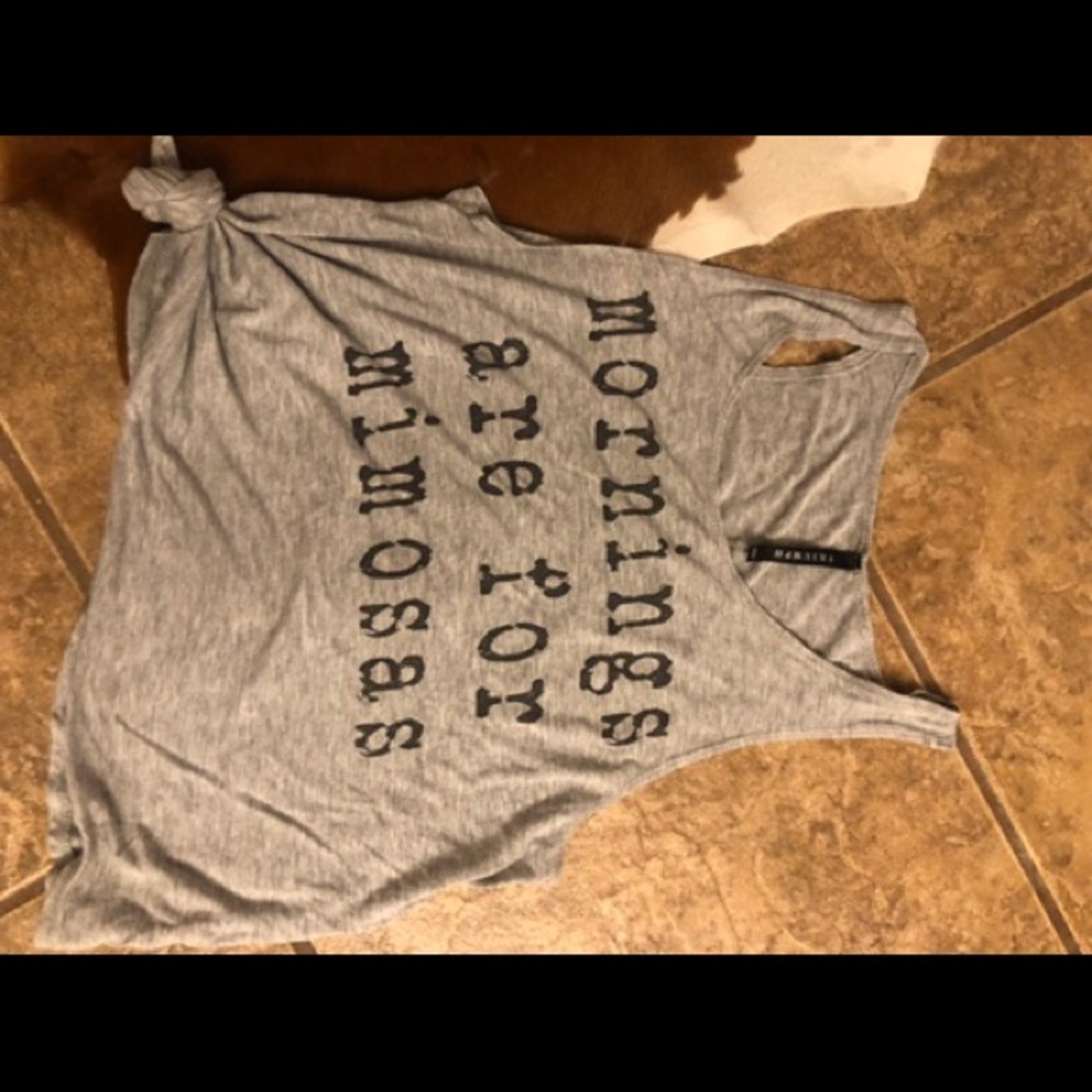 Statement tank top!
